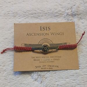 ISIS Ascension Wings Red Bracelet